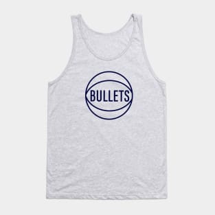 Defunct Baltimore Bullets Basektball Tank Top